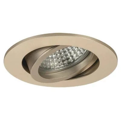 BRUMBERG Einbaustrahler 36143630 | GU10 Fassung | Aluminium rund | schwenkbar | 50W max | IP20 | champagner matt