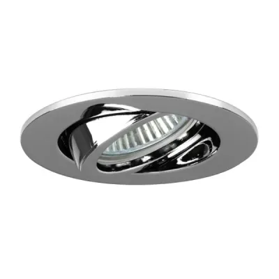 BRUMBERG Einbaustrahler 36143020 | GU10 Fassung | 50W | schwenkbar | Aluminium | rund | IP20 | chrom glänzend