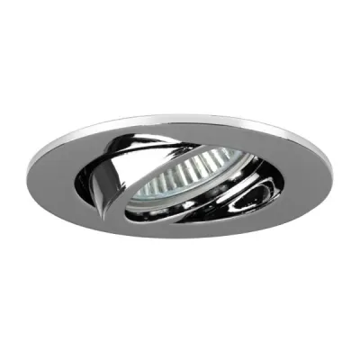 BRUMBERG Einbaustrahler 36143020 | GU10 Fassung | 50W | schwenkbar | Aluminium | rund | IP20 | chrom glänzend