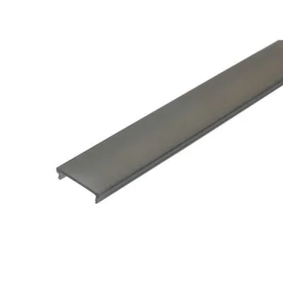 BRUMBERG Kunststoff-Abdeckung 53402080 | LED Abdeckung | 2000x17,6x4 mm | PMMA | symmetrisch | direkt | schwarz