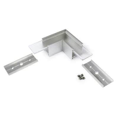 Brumberg L-Verbinder 90° Kupplung 53059260 | Alu-Profil Verbindungsstück | Aluminium 50x50mm | silber
