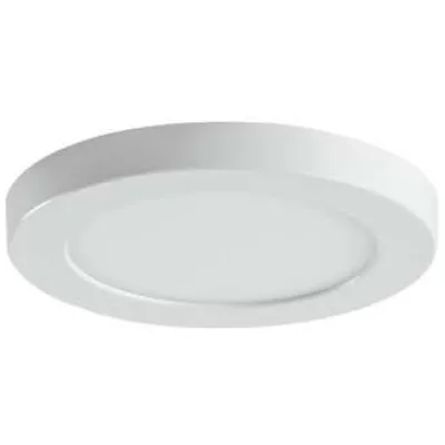 BRUMBERG LED Anbau- und Einbaupanel MOON 12205073 | 12W | 230V | dimmbar | CCT 3000-6000K | rund 170mm | Aluminium weiß