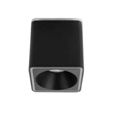 BRUMBERG LED-Deckenanbau-Downlight 12126183 | 14,6W | 230V | 880lm | 3000K | dimmbar | quadratisch | Alu schwarz