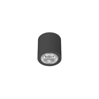 BRUMBERG LED-Anbaudownlight 43611183 | 7W 893lm 3000K | rund | Aluminium | schwarz | Deckenmontage | IP20