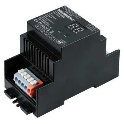 BRUMBERG LED-Dimmer | 4-Kanal | DALI | 12-24V DC | 4x5A | PWM | Hutschiene | dimmbar | schwarz