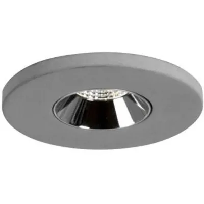 BRUMBERG LED-Einbaudownlight 12114733 | Einbaustrahler 6,8W 3000K 520lm CRI>90 | rund | 350mA | Ø100mm | Beton/Chrom