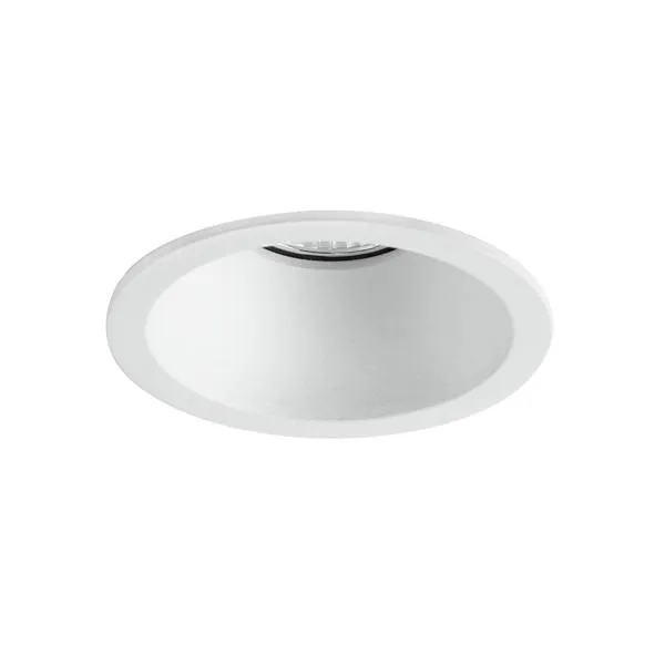 BRUMBERG LED-Einbaudownlight 12384173 | 7W 350mA | 600lm | 3000K warmweiß | rund | Aluminium | Einbauleuchte weiß