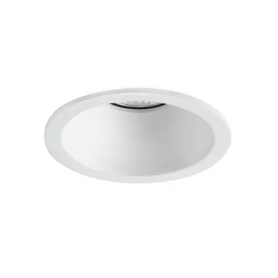 BRUMBERG LED-Einbaudownlight 12384173 | 7W 350mA | 600lm | 3000K warmweiß | rund | Aluminium | Einbauleuchte weiß