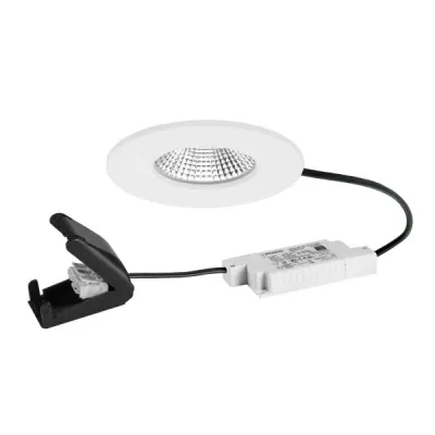 BRUMBERG LED-Einbaudownlight 39480173AB | 7W | 230V | 620lm | 36° | 3000K warmweiß | IP65 | rund | dimmbar | weiß