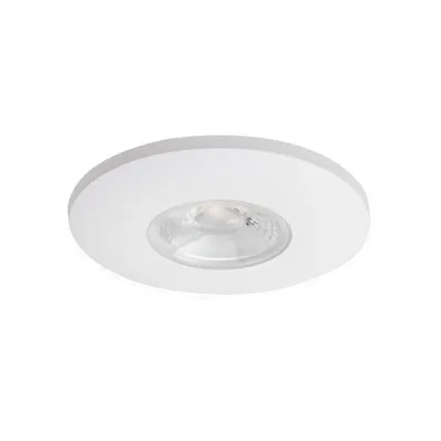 BRUMBERG LED-Einbaudownlight 12104173 | 4W 350mA | 380lm | 60° Abstrahlwinkel | 3000K warmweiß | Aluminium weiß | rund