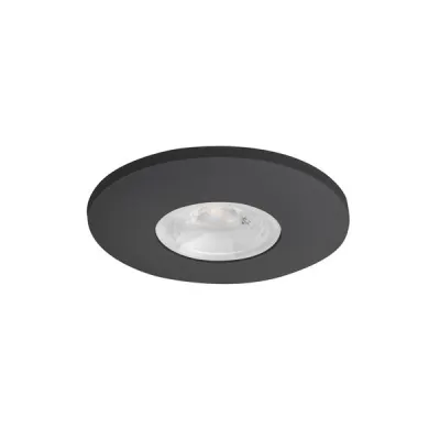 BRUMBERG LED-Einbaustrahler 12104183 | 4W 380lm 3000K | rund | Aluminium | CRI 90 | IP20 | Einbaudownlight schwarz