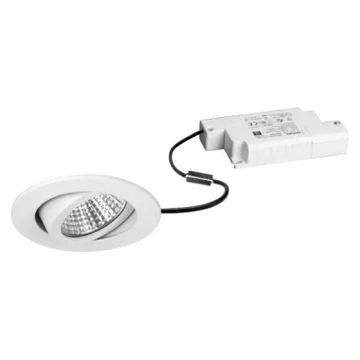 BRUMBERG LED-Einbaustrahler 39353073 | 6W 730lm 3000K | IP65 | dimmbar | schwenkbar | rund | Einbauleuchte | weiß