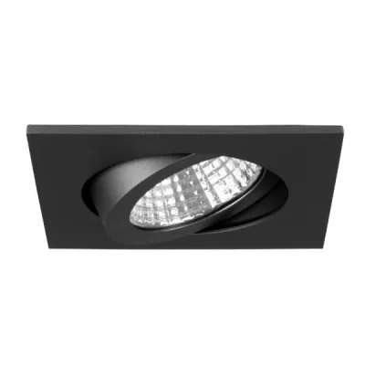Brumberg LED-Einbaustrahler | 6W | 600lm | 3000K warmweiß | IP65 | schwenkbar | Ø68mm | titan matt