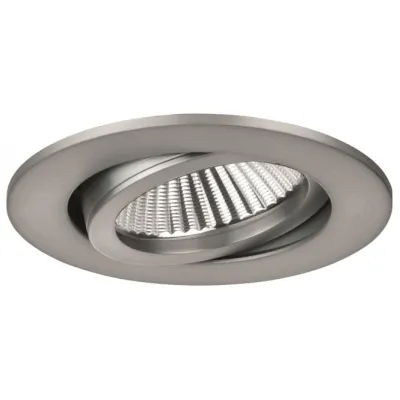 BRUMBERG LED Einbaustrahler-Set 40363023 | 6W | 3000K warmweiß | dimmbar Phasenabschnitt | schwenkbar | Ø82mm | chrom