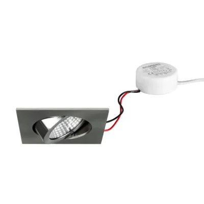BRUMBERG LED-Einbaustrahler BB05 40365153 | 6W | 3000K warmweiß | dimmbar | schwenkbar | 640lm | IP20 | nickel matt