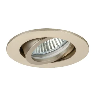 BRUMBERG LED-Einbaustrahler 12371633 | 3W 350mA | 290lm | 2700K | schwenkbar | rund | Aluminium champagner