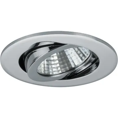 BRUMBERG LED-Einbaustrahler | 7W | 3000K | 750lm | rund | schwenkbar | Ø82mm | IP20 | Chrom glänzend