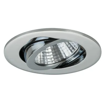 BRUMBERG LED-Einbaustrahler | 7W | 3000K | 750lm | rund | schwenkbar | Ø82mm | IP20 | Chrom glänzend