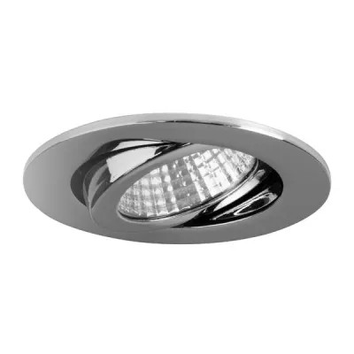 Brumberg LED-Einbaustrahler 12353023 | 6W 3000K 600lm | rund schwenkbar | IP65 | Aluminium | chrom glänzend