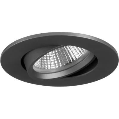Brumberg LED-Einbaustrahler 12293643 | 5,5W 350mA 3000K | 550lm | schwenkbar | rund | Ø68mm | Aluminium titan matt