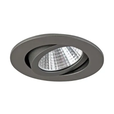 BRUMBERG LED-Einbaustrahler 12443643 | 6W | 1800-3000K dim2warm | IP65 | schwenkbar | 470lm | Ø68mm | titan matt