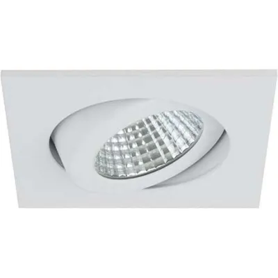 BRUMBERG LED-Einbaustrahler 12445073 | 6W | dim2warm 1800-3000K | 470lm | schwenkbar | IP65 | quadratisch | weiß