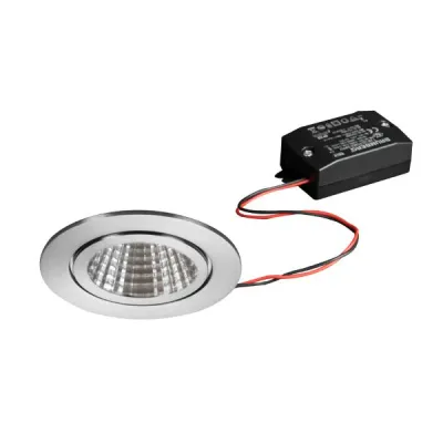 Brumberg LED-Einbaustrahler 38375423 | 6W 3000K | 650lm | IP54 | Einbaudurchmesser 68mm | Edelstahl matt | rund