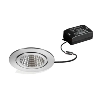 Brumberg LED-Einbaustrahler 38375423 | 6W 3000K | 650lm | IP54 | Einbaudurchmesser 68mm | Edelstahl matt | rund