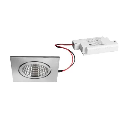 Brumberg LED-Einbaustrahler 39376423 BB16 | 6W 3000K | dimmbar | IP54 | Einbaudownlightset | Edelstahl matt | 68mm
