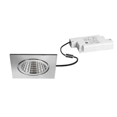 Brumberg LED-Einbaustrahler 39376423 BB16 | 6W 3000K | dimmbar | IP54 | Einbaudownlightset | Edelstahl matt | 68mm