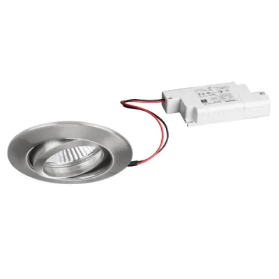BRUMBERG LED-Einbaustrahler-Set BB13 39373153 | 6W dim2warm | 1800-3000K | 460lm | schwenkbar | rund | IP20