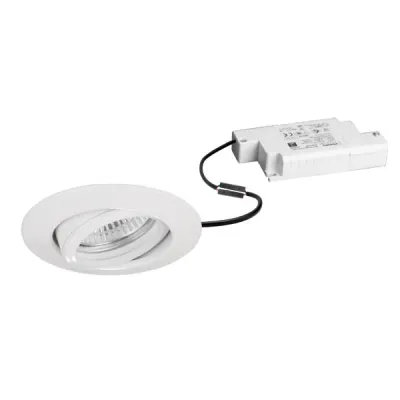 BRUMBERG LED-Einbaustrahler-Set BB13 6W dim2warm 1800-3000K | 460lm | schwenkbar | rund | IP20 | Ø68mm | weiß