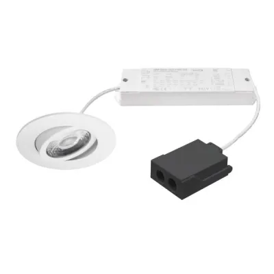 BRUMBERG LED-Einbaustrahler 41413174TW | DALI dimmbar | Tunable White 2700-6500K | 750lm | IP44 | schwenkbar | weiß