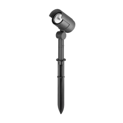 BRUMBERG LED-Erdspießstrahler 65272103 | 15W 230V IP65 | 830lm 3000K warmweiß | schwenkbar Aluminium | graphit