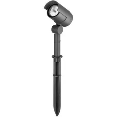 BRUMBERG LED-Erdspießstrahler 65272103 | 15W 230V IP65 | 830lm 3000K warmweiß | schwenkbar Aluminium | graphit