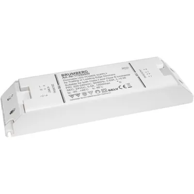 BRUMBERG LED-Netzgerät 17232000 | 12-120W | 24V DC | dimmbar Phasenabschnitt | IP20 | Kunststoff | weiß | 223x64x32mm