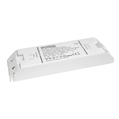 BRUMBERG LED-Netzgerät 17232000 | 12-120W | 24V DC | dimmbar Phasenabschnitt | IP20 | Kunststoff | weiß | 223x64x32mm