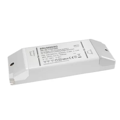 BRUMBERG LED-Netzgerät 17231000 | 12-75W | 24V DC | IP20 | dimmbar Phasenabschnitt | Kunststoff | weiß