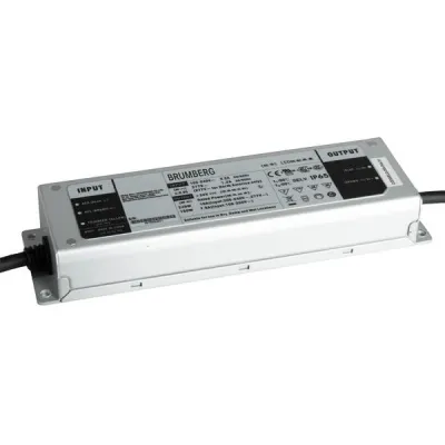 Brumberg LED-Netzgerät 17226000 | 24V DC | 120-240W | IP65 | Metall | nicht dimmbar | 244x71x38mm | weiß