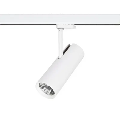 BRUMBERG LED-Schienenstrahler MINI | 23W | 3000K | 2880lm | drehbar | schwenkbar | IP20 | weiß | Aluminium