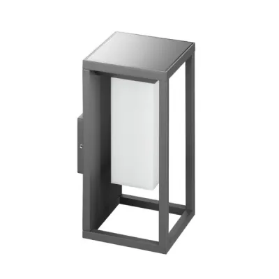 BRUMBERG LED Solarwandleuchte 65322103 | Solarleuchte außen IP54 | 2,2W 167lm 3000K | Aluminium graphit