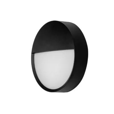 Brumberg LED-Wandanbauleuchte 10037183 | IP65 | 12W | 230V | rund | Lichtfarbe einstellbar 3000-5700K | schwarz