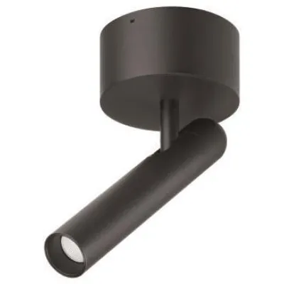 BRUMBERG LED-Wandanbauleuchte CUBA 10122183 | 4,2W 230V | 220lm | 3000K warmweiß | drehbar & schwenkbar | Alu schwarz