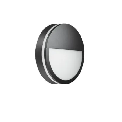 BRUMBERG LED-Wandanbauleuchte 10137183 | 18W | IP65 | 900lm | 3000-5700K | rund | Ø 251mm | Aluminium | schwarz