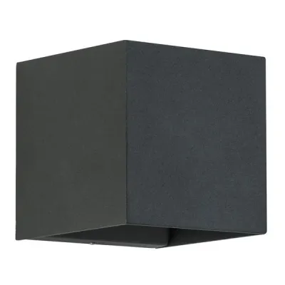 BRUMBERG LED-Wandleuchte | Up & Down | 10W | 800lm | 3000K | IP54 | Aluminium matt | strukturschwarz