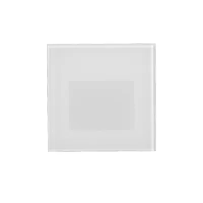 BRUMBERG LED-Wandeinbauleuchte WALL KIT68 1,5W | 3000K | 35lm | IP20 | 78x78mm | Aluminium | Glas opal | weiß