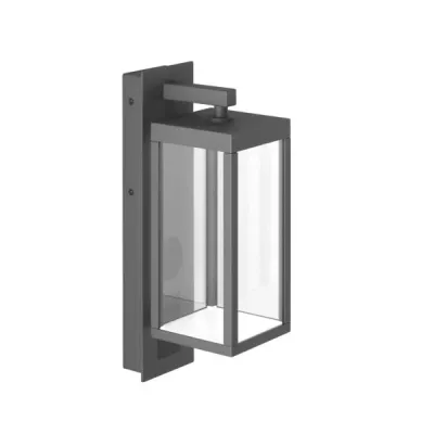 BRUMBERG LED-Wandanbauleuchte 65172103 KEDIRI | 12W 3000K 800lm | IP54 | Aluminium | rechteckig | grau