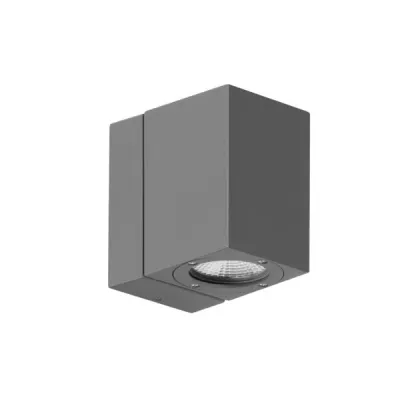 BRUMBERG LED-Wandanbauleuchte 65231103 SELIA | 7W 230V | 3000K warmweiß | 460lm | IP54 | Aluminium graphit | schwenkbar