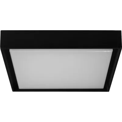 Brumberg LED-Wandanbauleuchte 60108183 | 14W | 1000lm | 3000K warmweiß | 235x235mm | IP54 | Aluminium | matt | schwarz