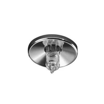 Brumberg Einbaustrahler 2030.02 | NV-Lichtpunkt G4 | 20W | rund | starr | dimmbar | Einbauleuchte | Chrom glänzend